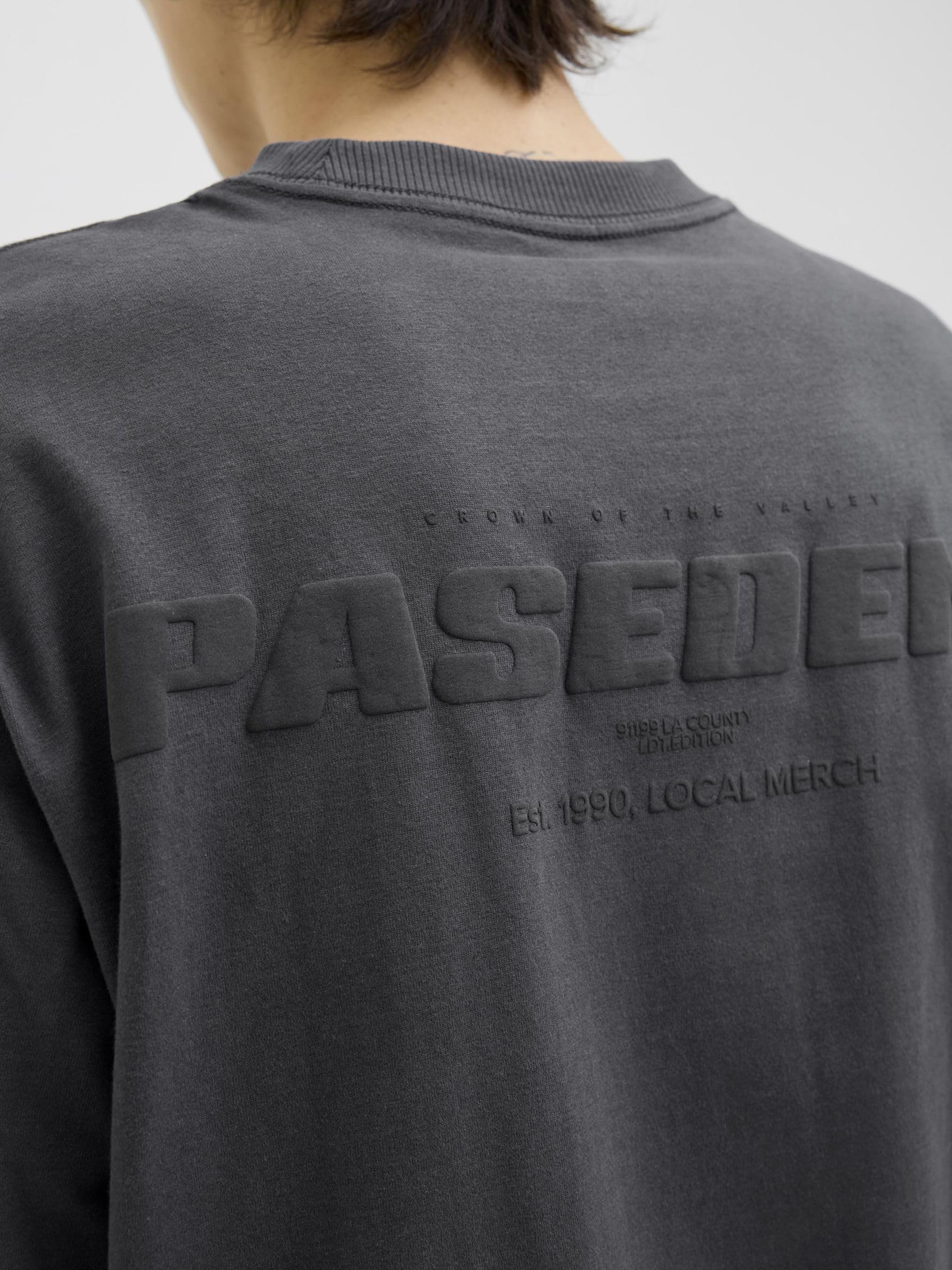 Jack & Jones Jcointerlude Easter Tee SS Crew Neck, asfaltowy, M