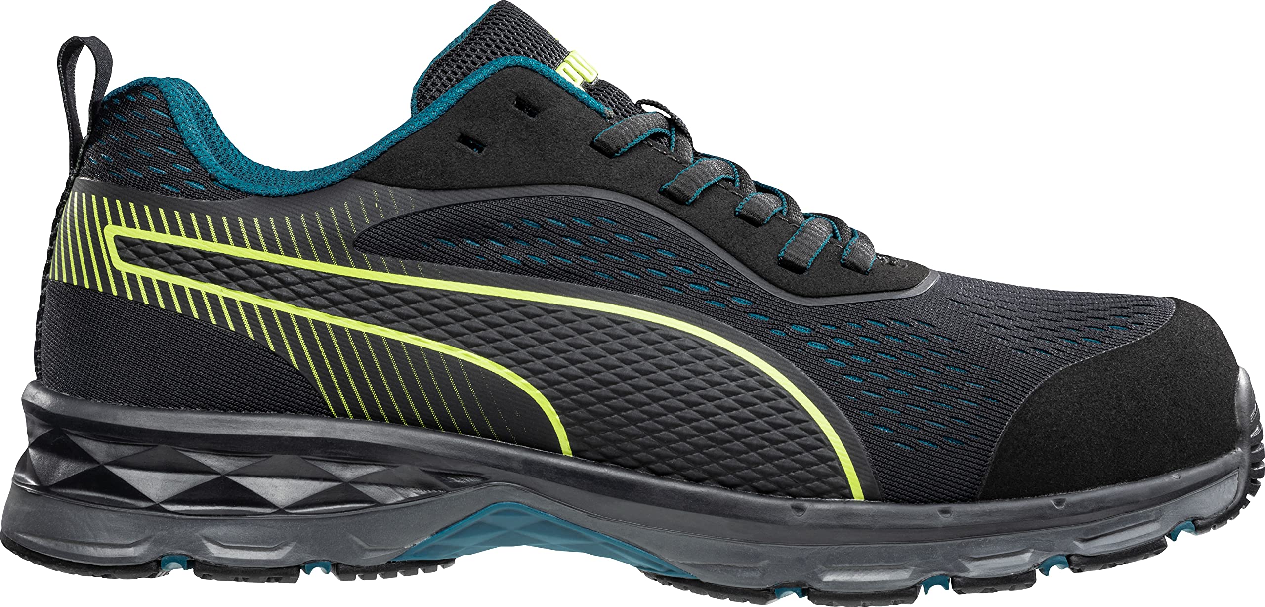 PUMA Safety Fuse Knit WNS Low Arbeitsschuh Sicherheitsschuh S1P ESD HRO SRC Fiberglaskappe Durchtrittschutz rutschfest metallfrei vegan Damen