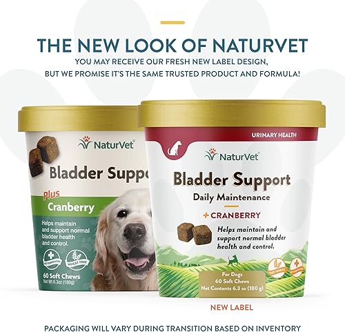 Miniatura 9 de NaturVet Cranberry Relief, bocados suaves masticables con arándanos y equinacea, alivio para mascotas