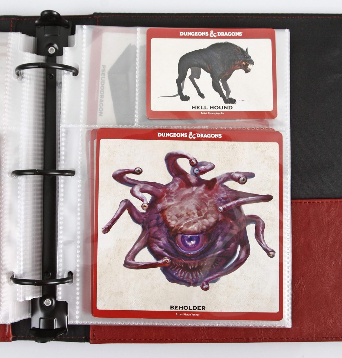 Forged Dice Co. EPIC Monster Card Pages Pack of 30 - 6" x 8" Page Size with 5.25 x 5 and 2.5 x 3.5 Card Slots - Fits Mini Binder 3 Ring Binders Folders and Monster Card Binder