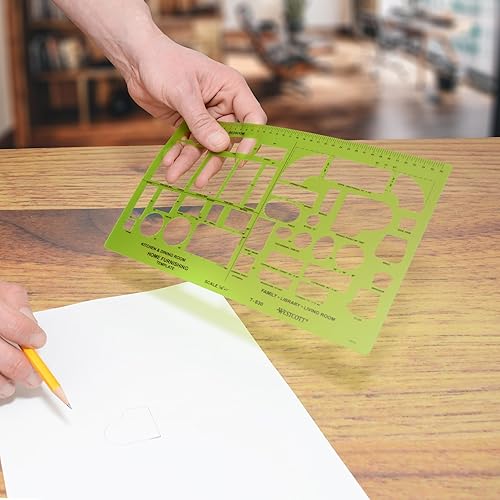 Miniatura 4 de Westcott Plantilla de muebles para el hogar (T-830)