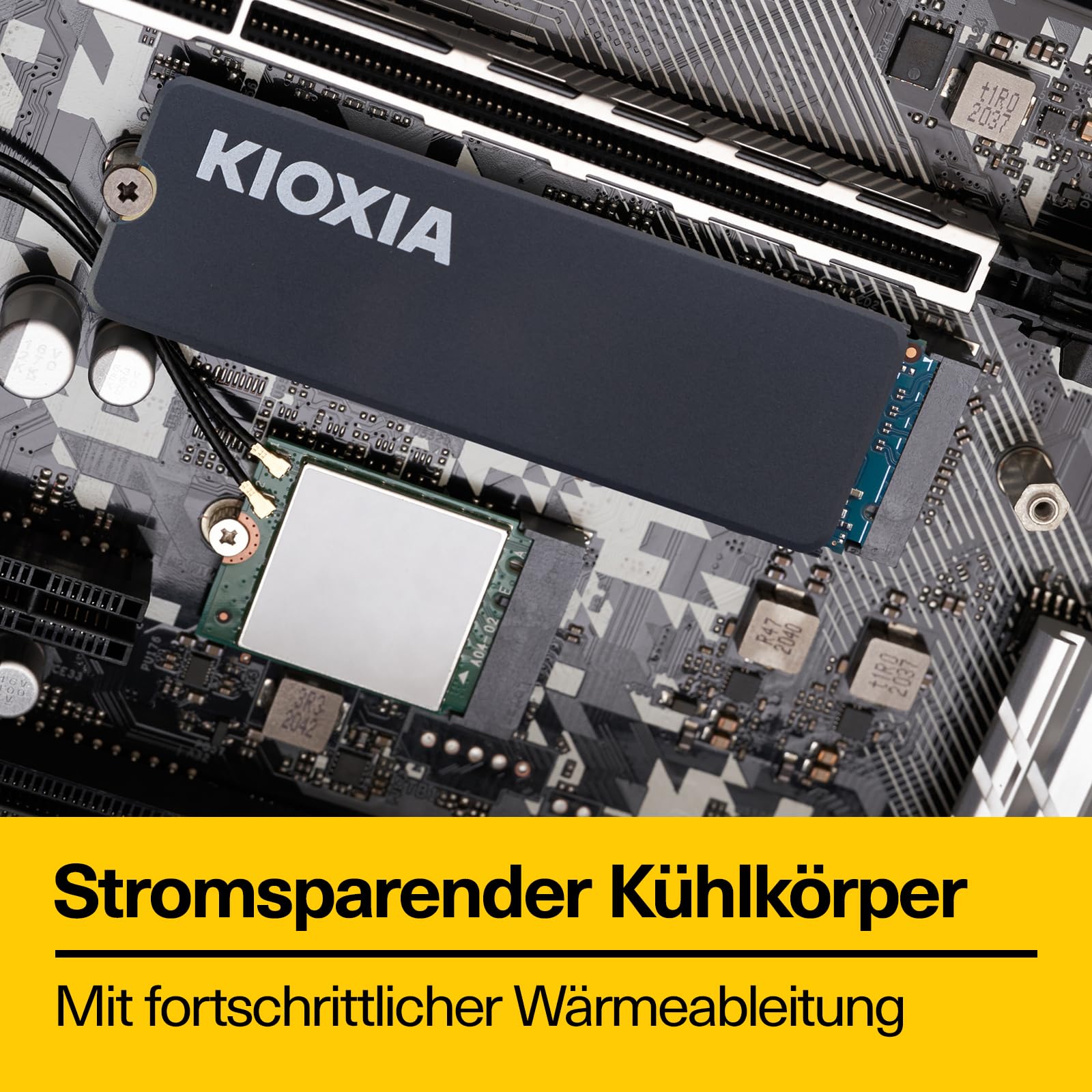 KIOXIA EXCERIA Heatsink NVMe SSD 1TB Internal SSD, Optimised