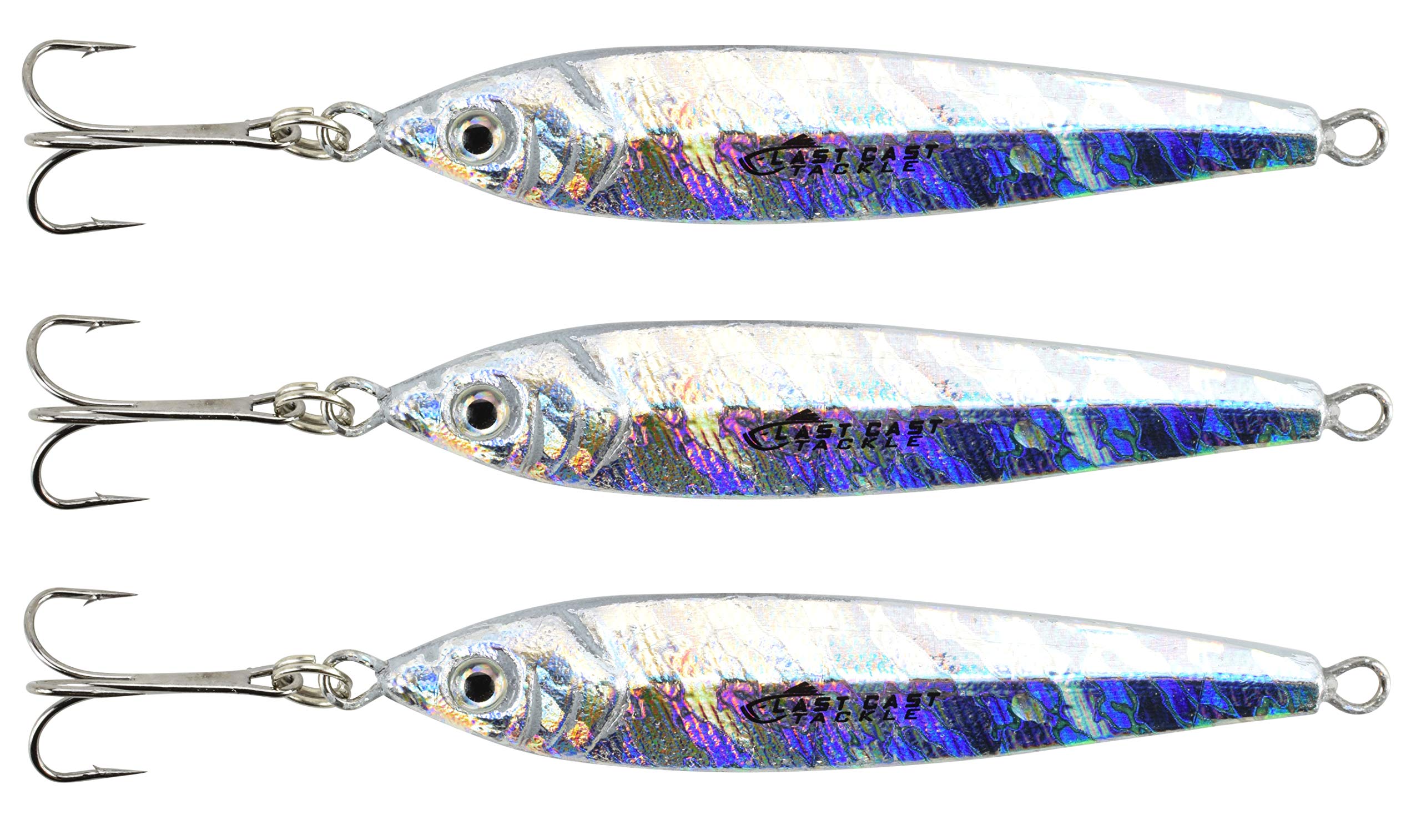 1.5oz-2.5oz Bullet Jig - 3 Pack - 4 Colors & 3 Weights to Choose from