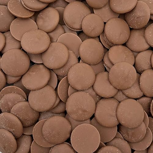 Merckens - Obleas de chocolate con leche para derretir  Bolsa a granel de 2 libras  Obleas de revestimiento cremoso para inmersión suave,