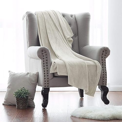 Miniatura 5 de FOHOG Collection - Manta suave de gran tamaño Queen para otoño, invierno, primavera, todas las estaciones, acogedora manta térmica de forro polar