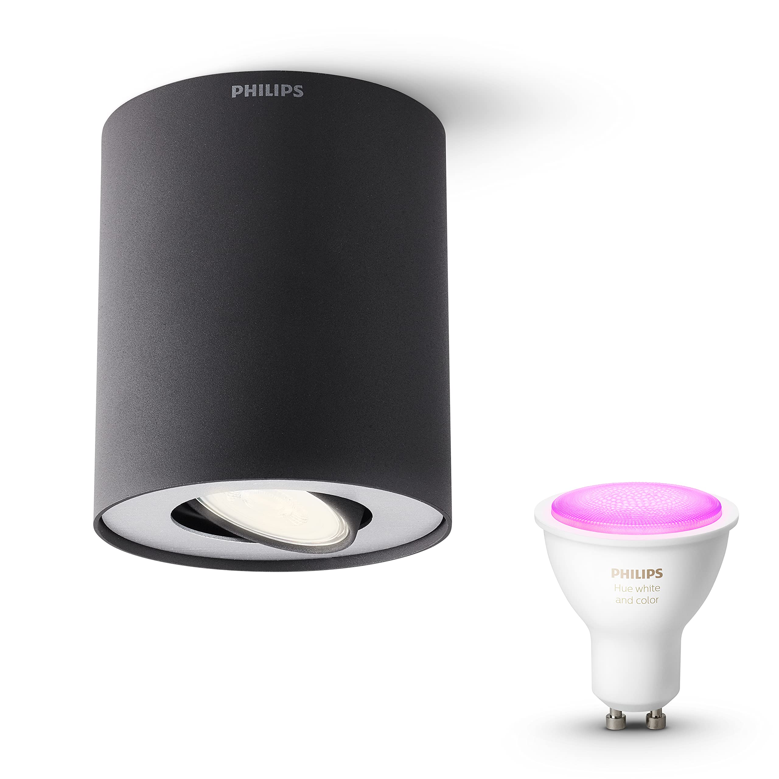 Philips Hue Pillar opbouwspot White Ambiance 1-lichts Wit
