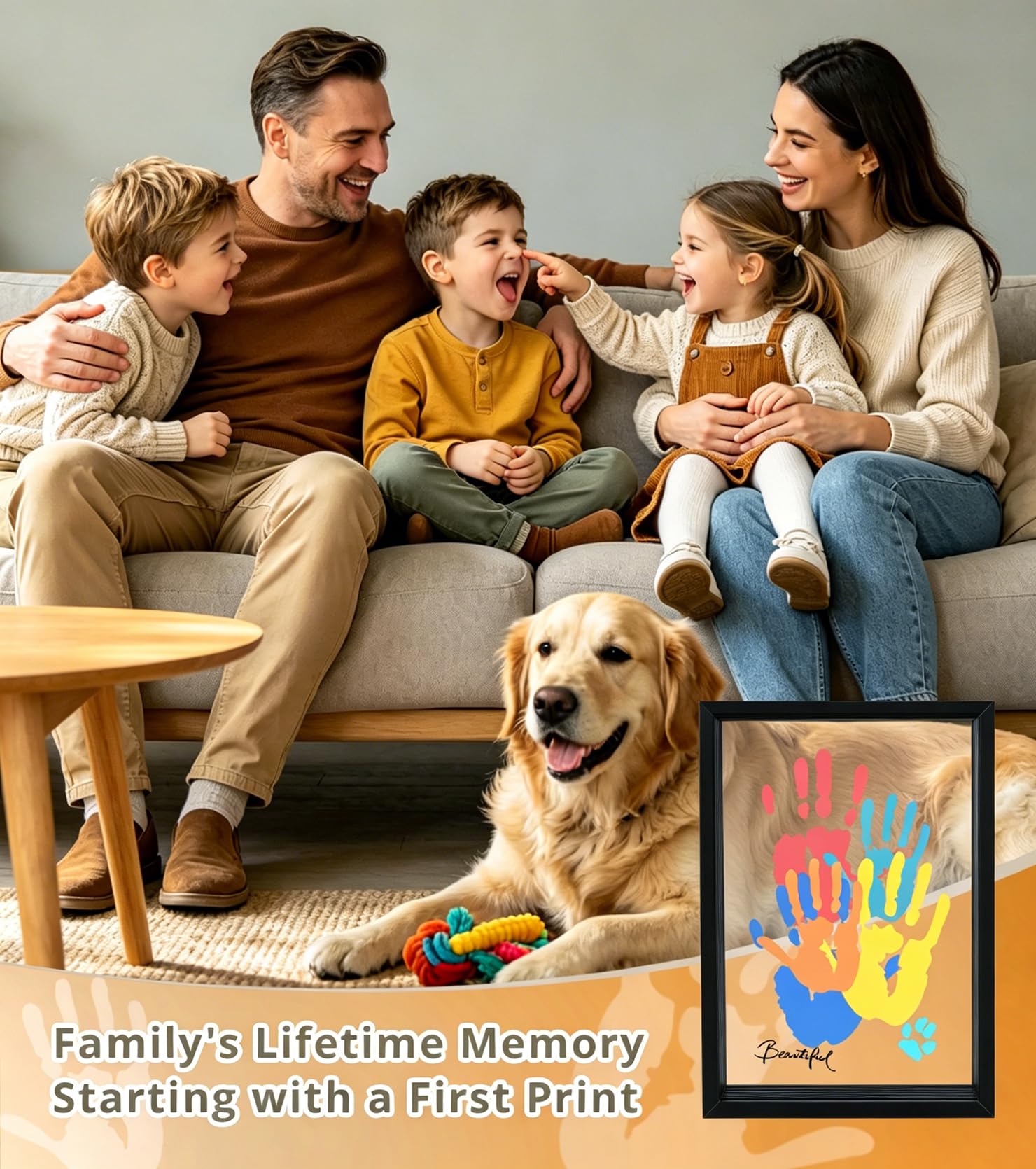 Family Handprint Kit - Capture Precious Memories -5
