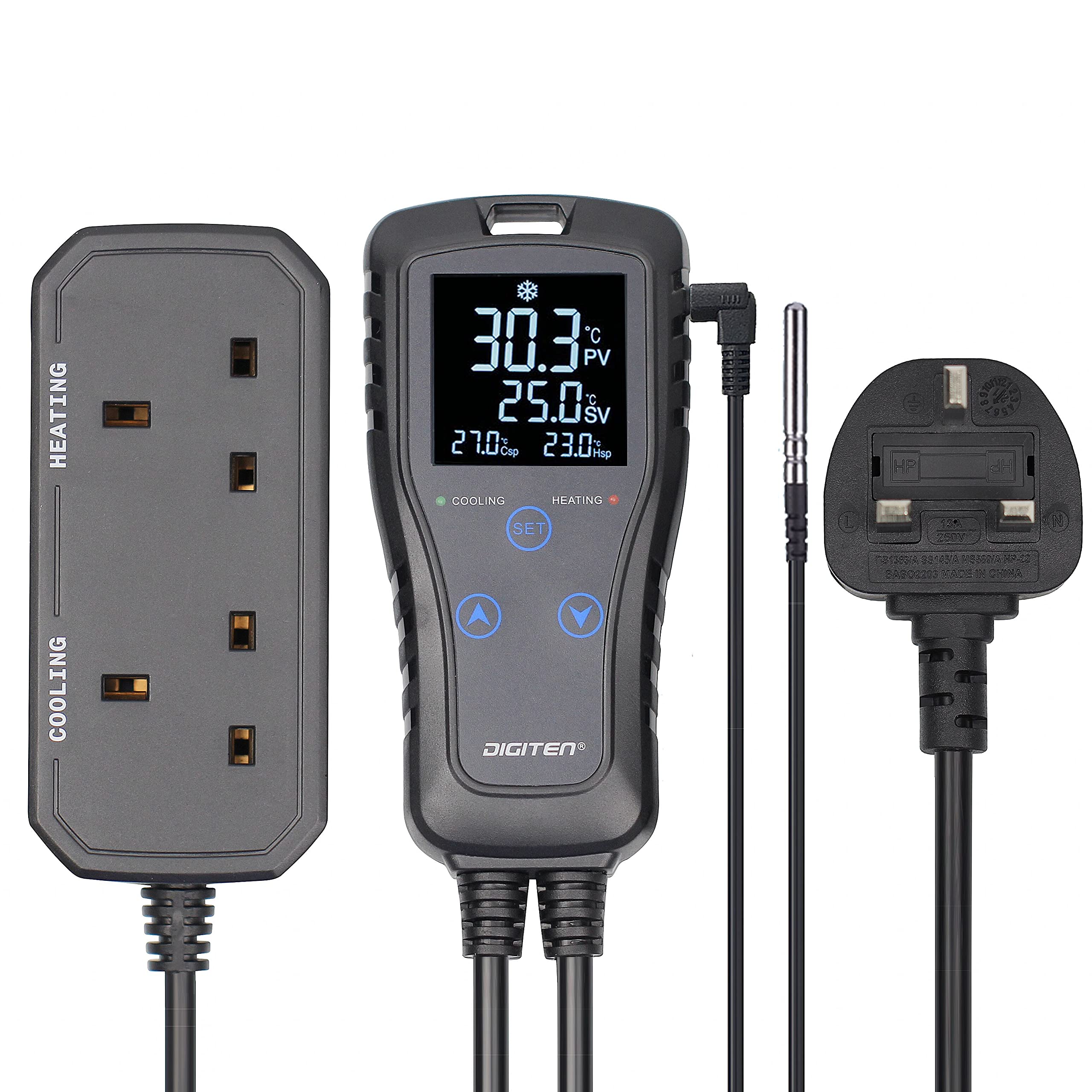 Buy DIGITEN Temperature Controller Digital Thermostat Controller Heat