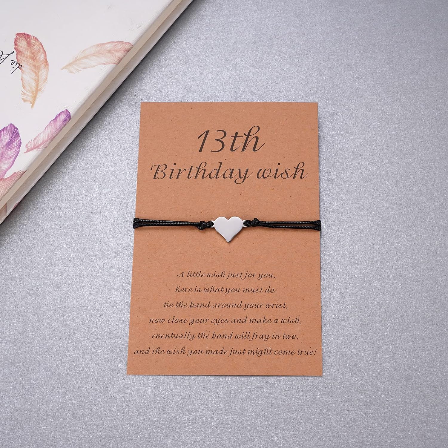 MIXJOY Birthday Wish Bracelet, Turning 13th 14th 15th 16th 17th 18th 19th 20th 21st 30th 40th 50th Birthday Present for Him Her