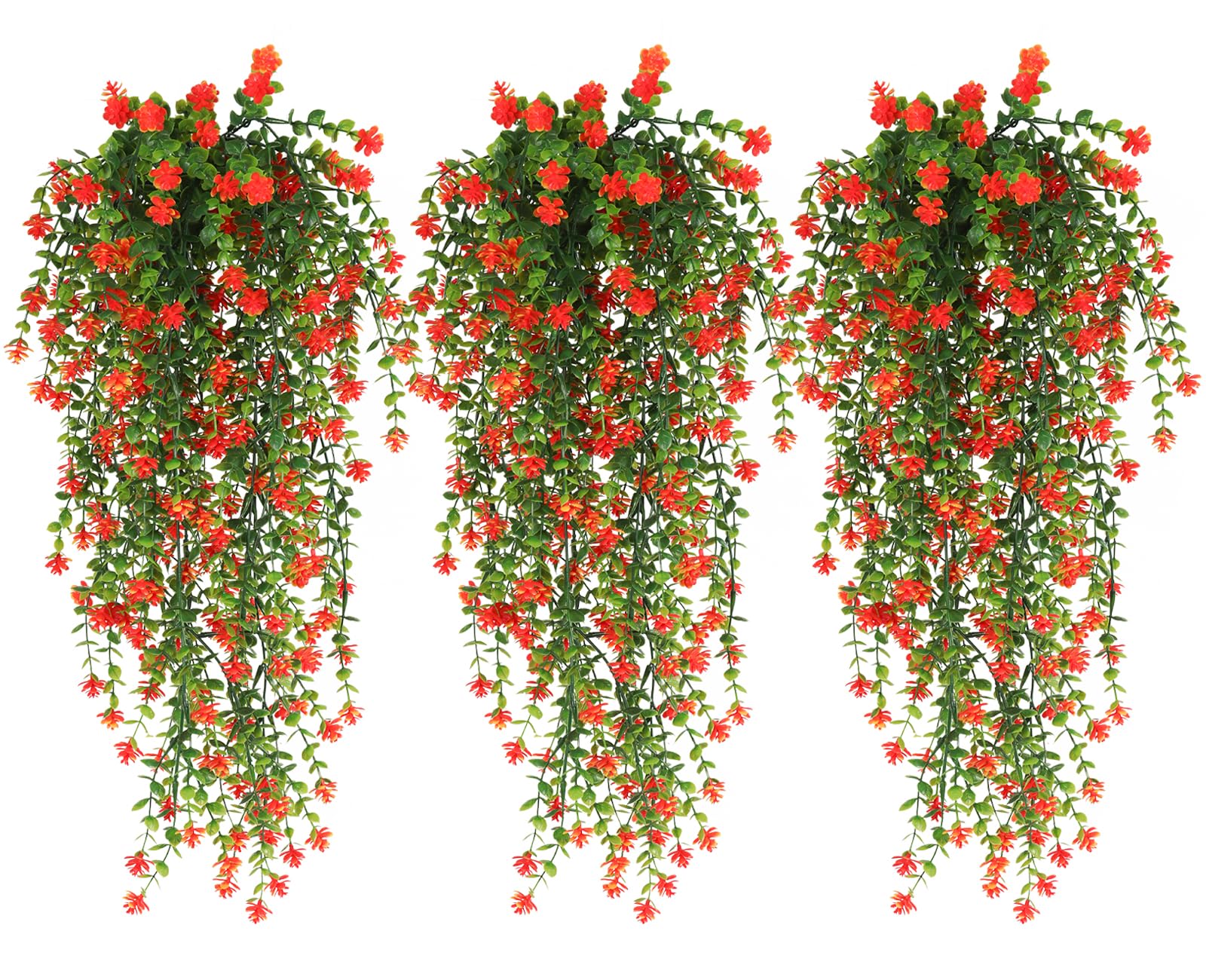 RECUTMS Faux Hanging Plants Draping Greenery Artificial Vines for Outdoors