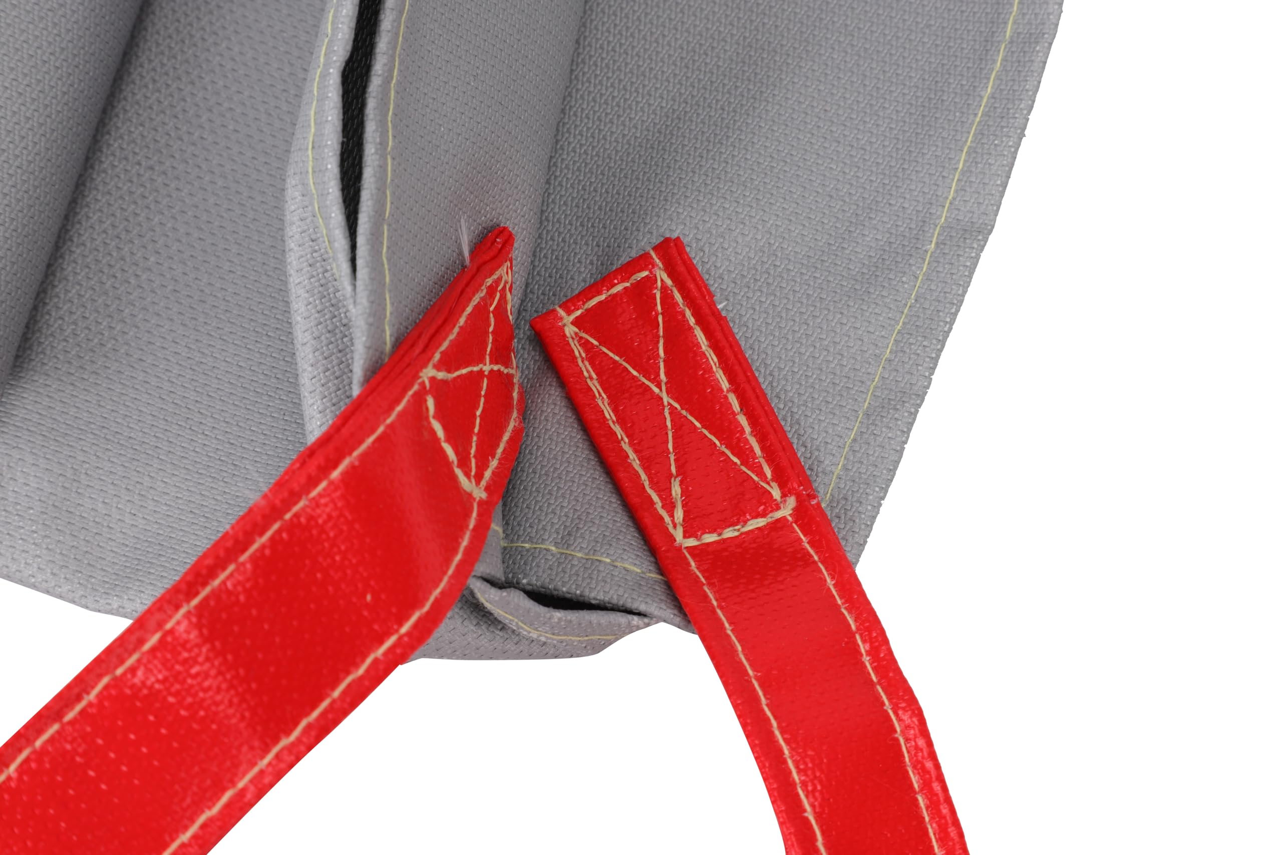 Couverture ignifuge 2 x 2 m - Fibre de verre 550 ℃ avec double revêtement en silicone et coutures en acier | Protection contre l'incendie pour batteries, trottinettes électriques et usage domestique