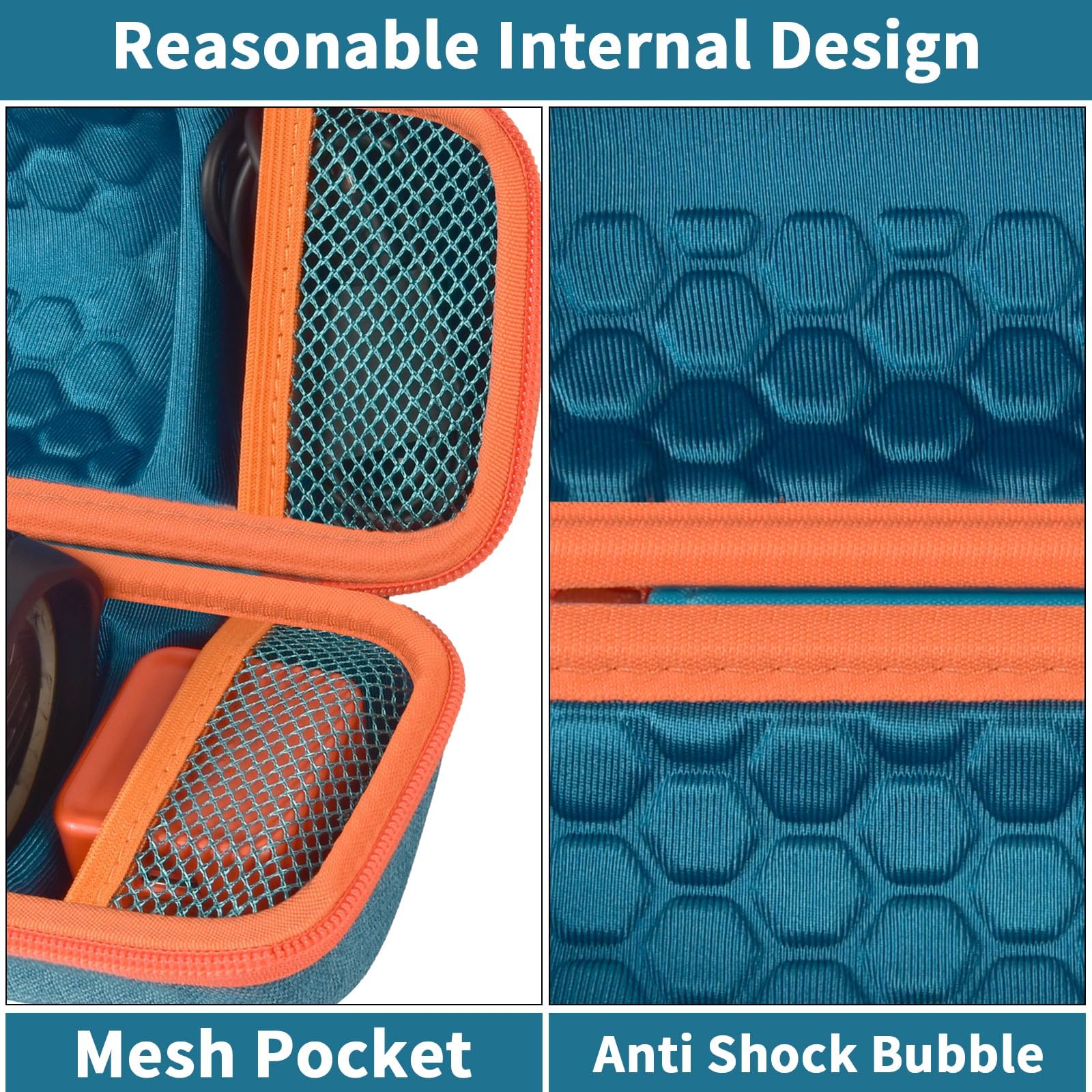 Case & Case for JBL Flip 6 & 5 Protective Case for JBL Flip Essential 2, Accessories, Waterproof, Practical Speaker Case, Green - Image 3