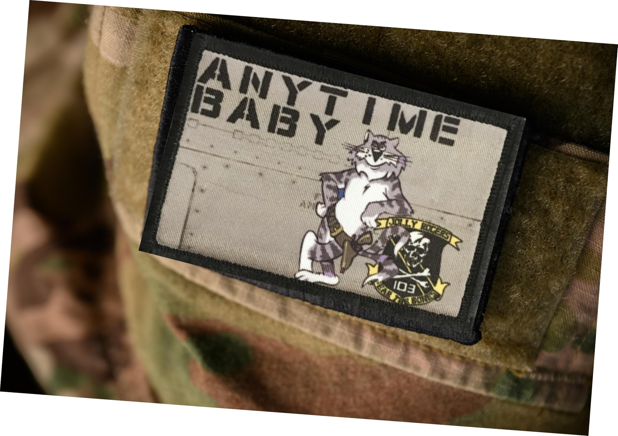 Amazon.com: RedheadedTshirts F14 Tomcat Anytime Baby Morale