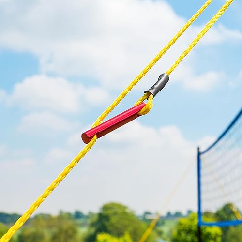 Miniatura 6 de Vermont Portable Volleyball Sets Beach or Standard  Volleyball Training Equipment - Volleyball Posts FIVB Nets Guy Ropes  Carry Bag  Volleyball Net