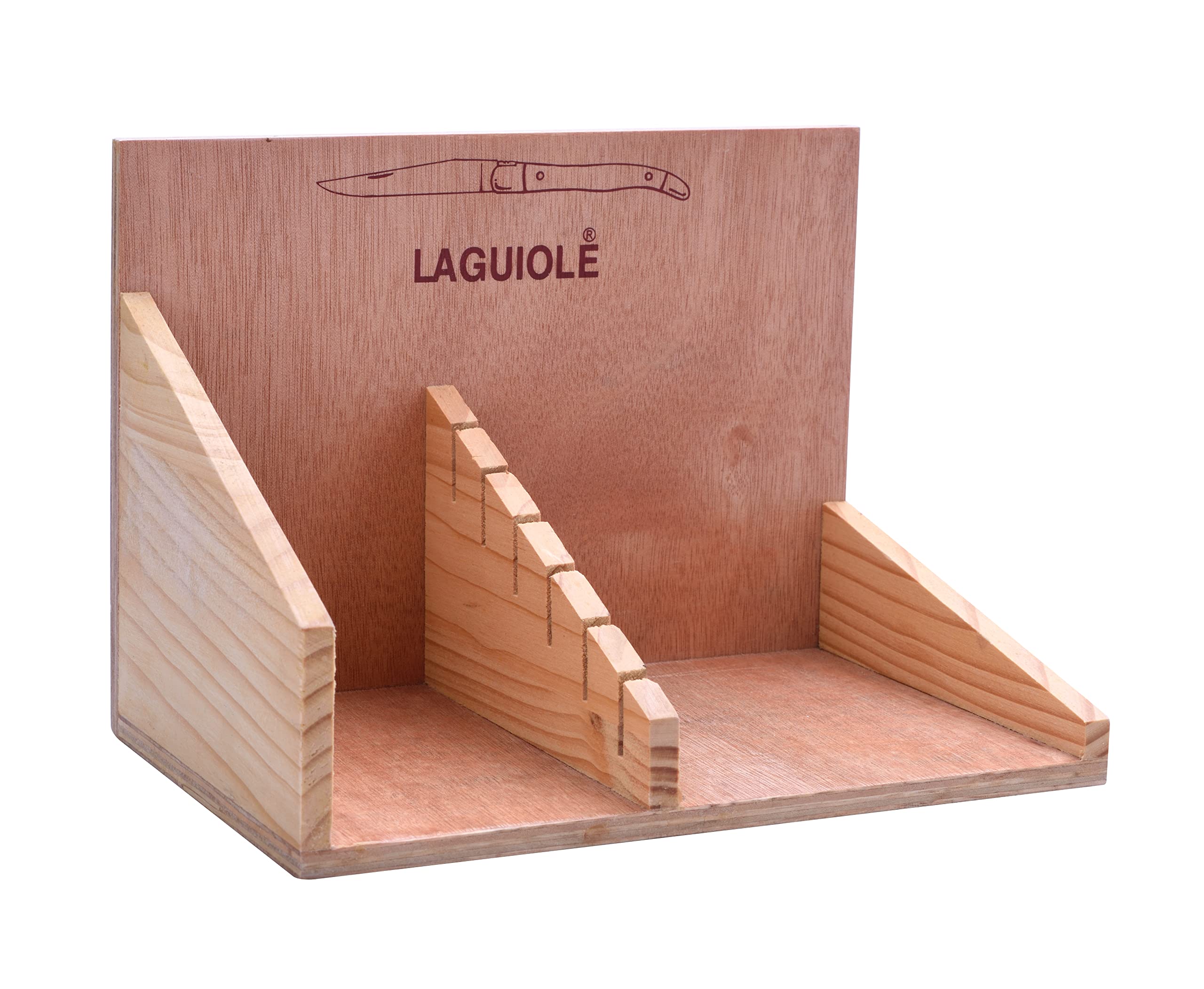 Laguiole coffret bois pour 6 couteaux de table conviviaux