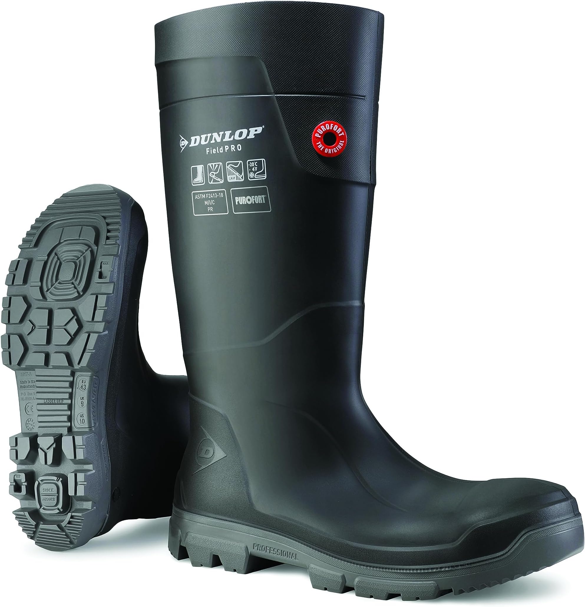 DUNLOPMen's Modern Mid Calf Boot