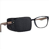 Vista 26 de Astropic Parche de seda para ojos para adultos, niños, gafas para cubrir cualquier ojo (mediano, azul cielo)