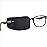 Astropic Silk Eye Patch for Adults Kids Glasses to Cover Either Eye (Medium, Black)