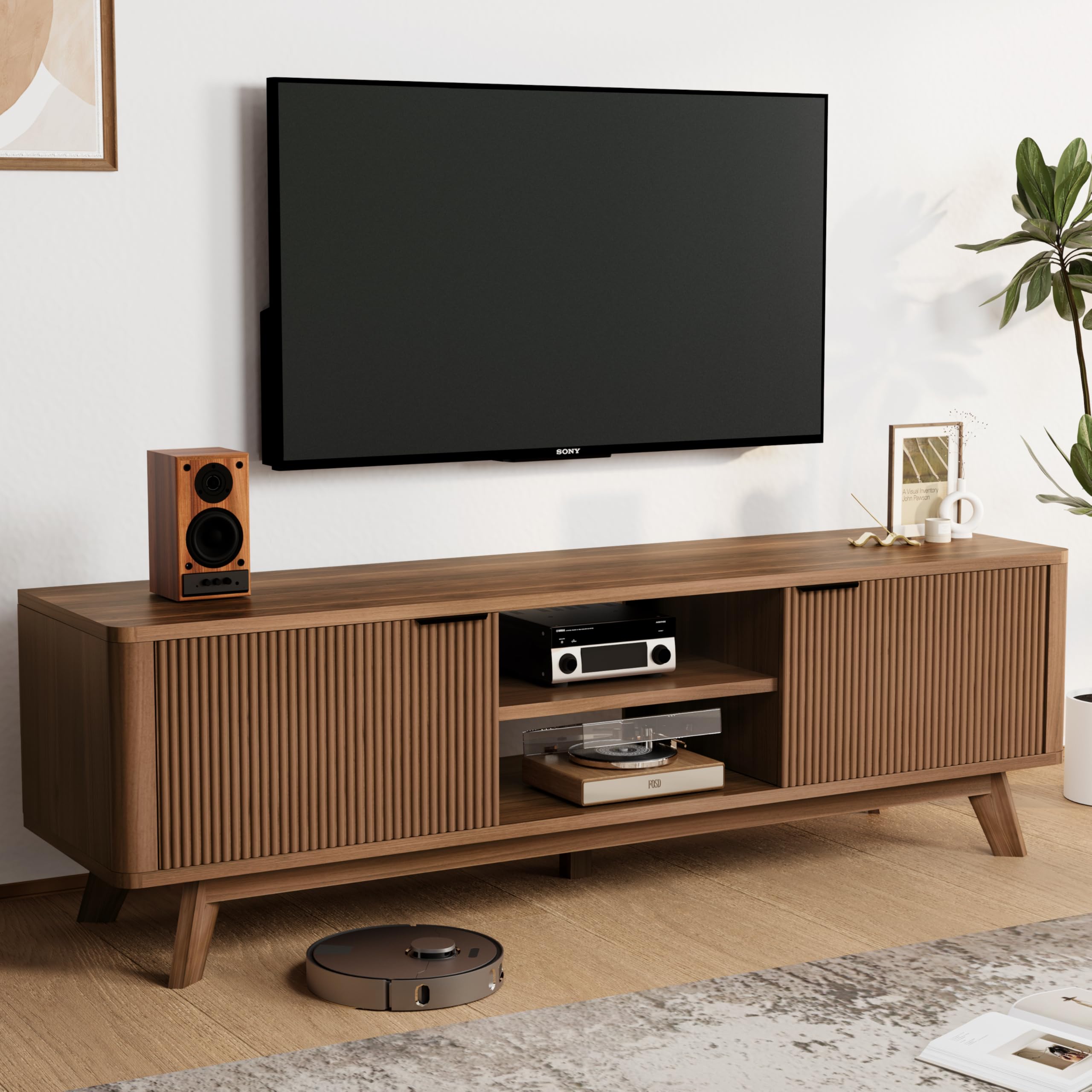 Amazon.com: Royal Windsor Mid Century Modern for TV Stand for TVs