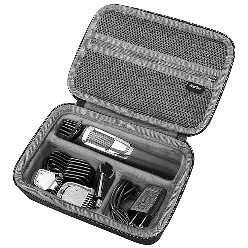 ProCase Estuche rígido de viaje para máquina de afeitar y accesorios eléctricos Norelco Multigroom Series 3000 5000 7000 MG3750 MG575049 MG775049