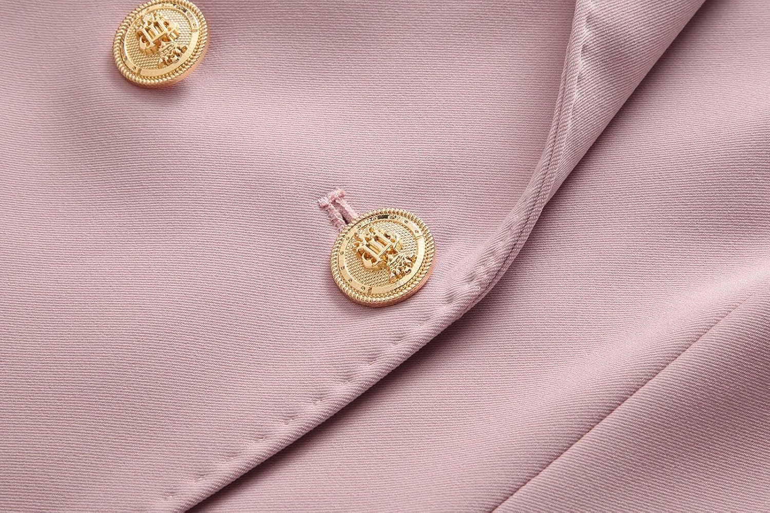 Lamgool Women Pants Suit Double Breasted 2 Piece Blazer Set Work Casual Jacket Outfits for Business - Image 6