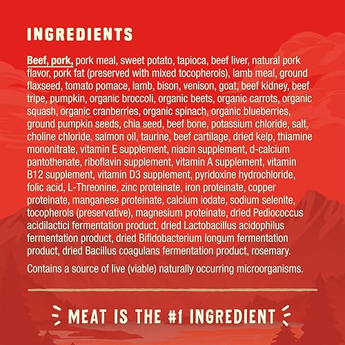 Miniatura 4 de Stella & Chewy's Wild Red Dry - Comida para perros, cruda y recubierta, con alto contenido de proteínas, granos sanos, receta de carne roja, 3.5 lb.