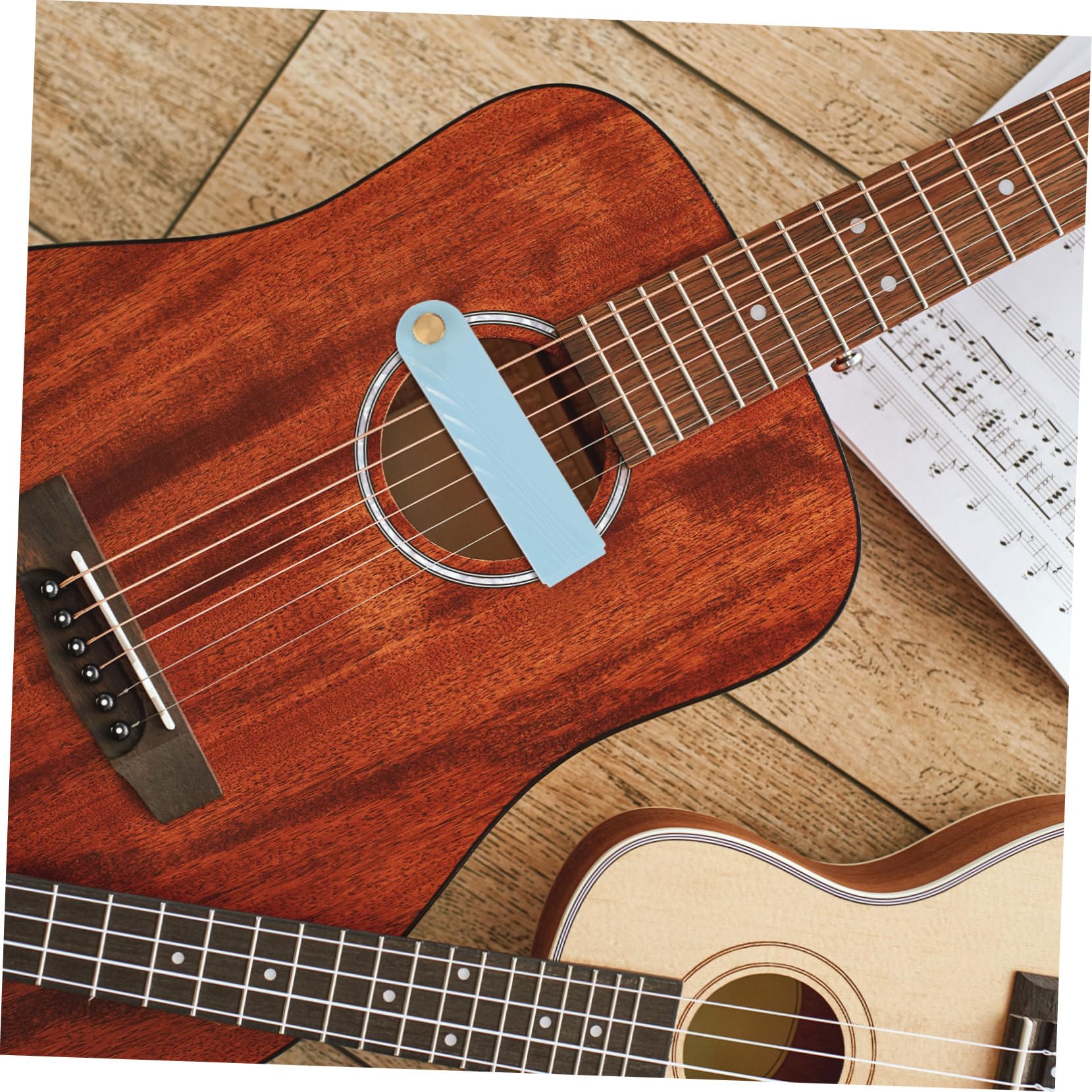 BESTonZON 5pezzi Silenziatore Per Chitarra e Folk Smorzatore Per Accessorio Per Riduzione Facile Usare e Portatile
