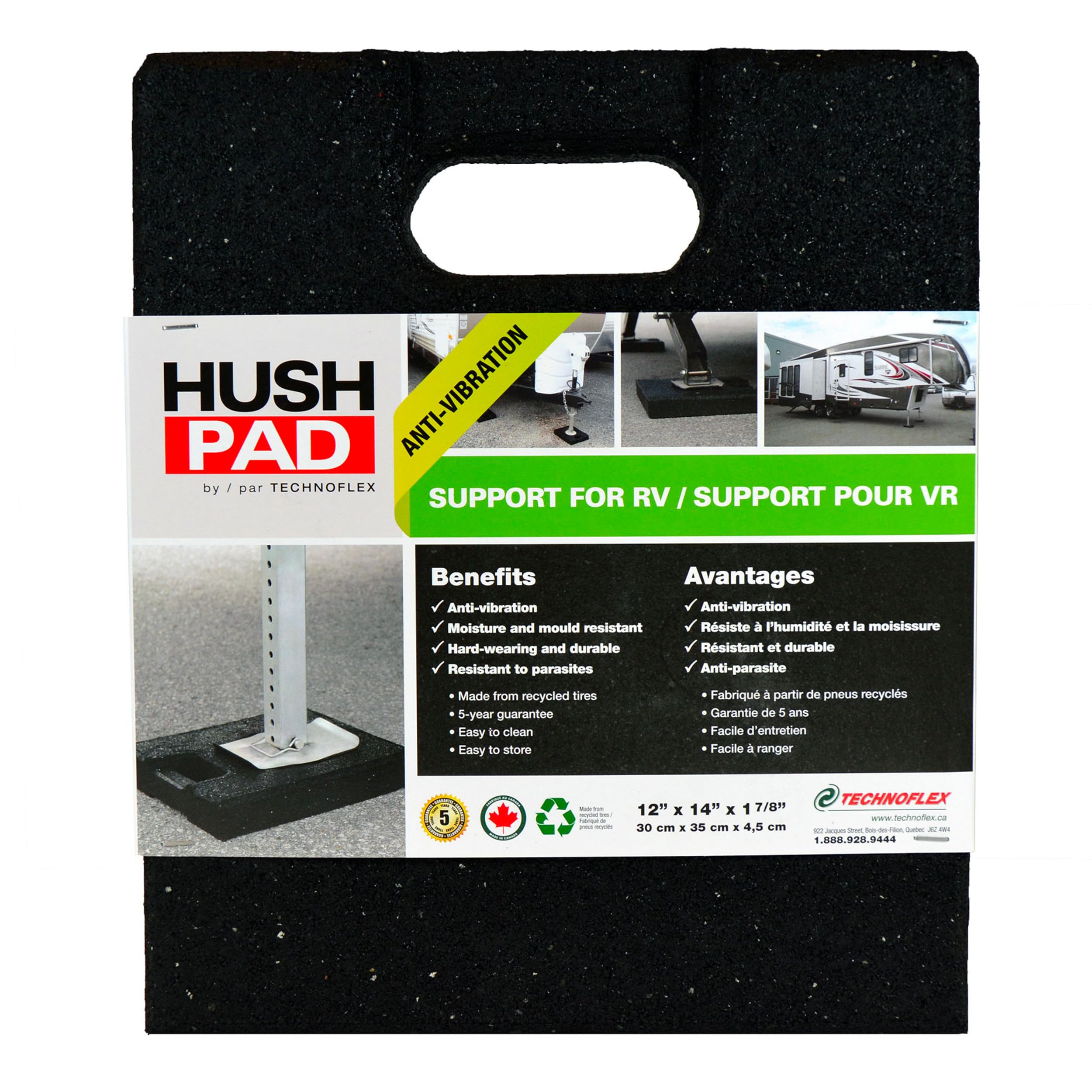 Leisure Time Marketing, HP1214 HUSH PAD I RV Stabilizer - 12' x 14'