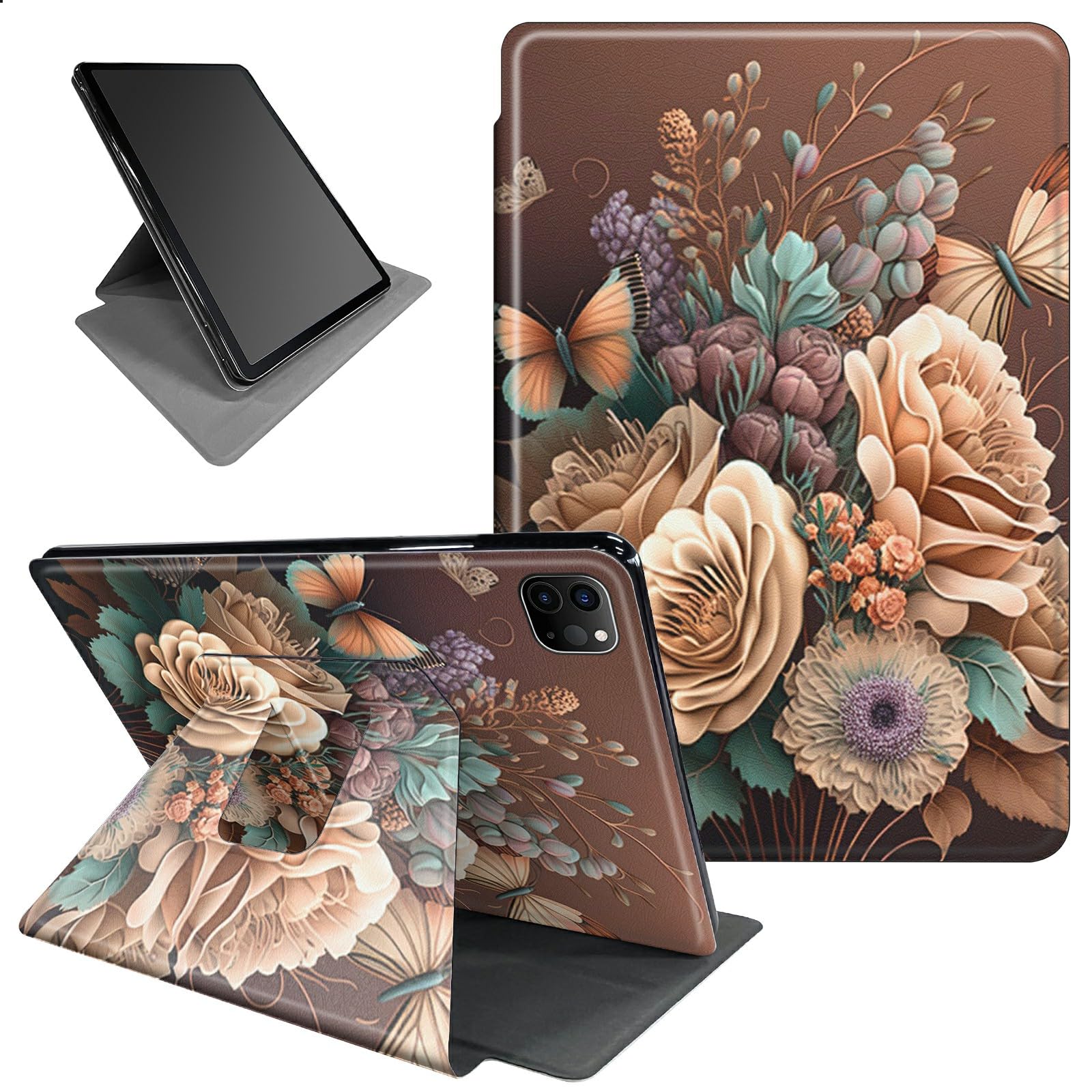 BFSEROBJ for iPad Pro 13 inch Case 2024 (M4) 360 Rotating Degree Stand Smart Cover with Auto Wake/Sleep Case for iPad Pro 13 inch 7th Generation 2024