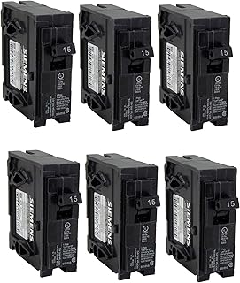 RecPro RV Circuit Breaker 15 Amp Q115 | Camper Breaker Replacement (6 Pack)