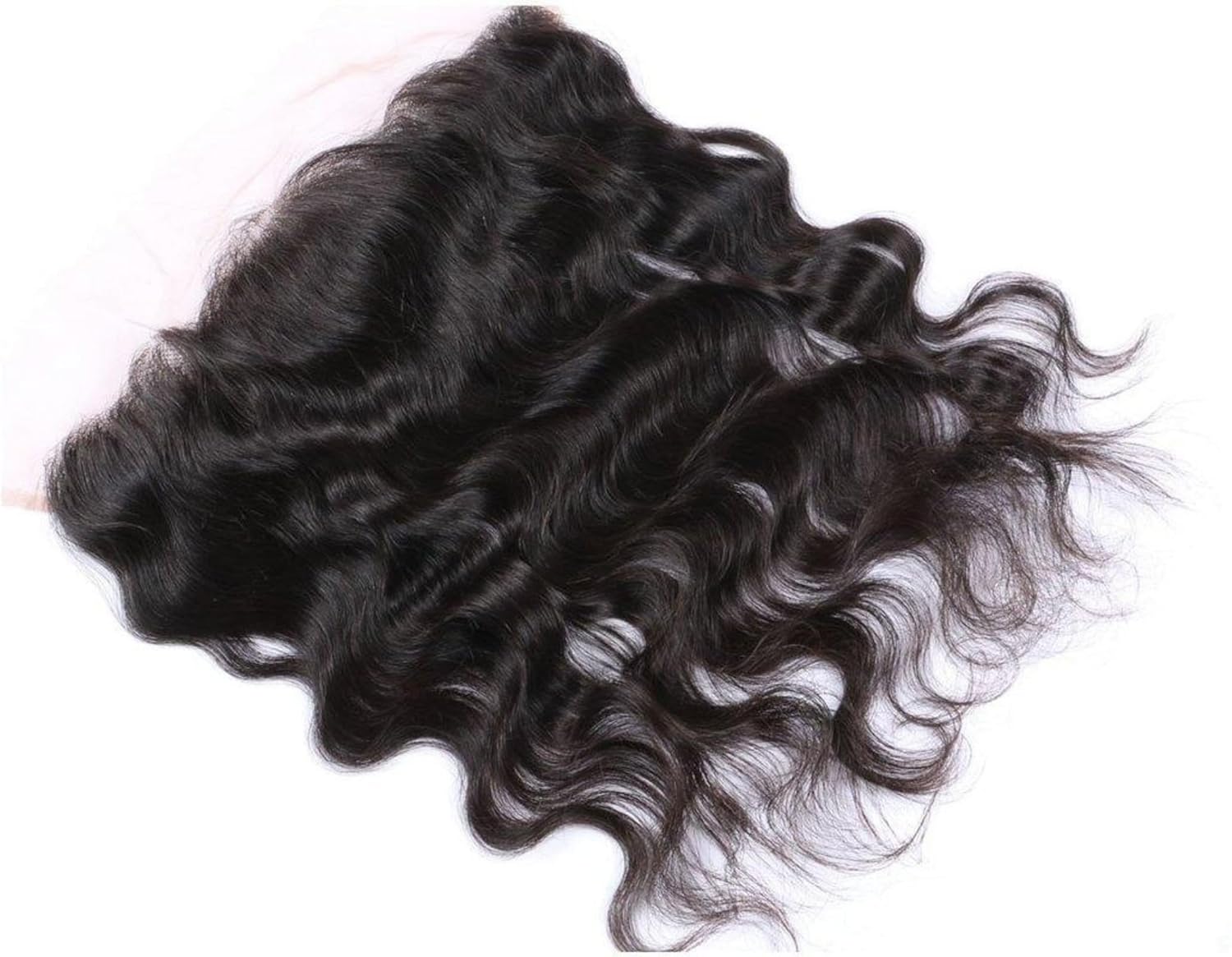 HD Lace Frontal, Free Part Ear to Ear 13x4 Full Frontal Lace Closure Body Wave with Baby Hair Unprocessed Brazilian Virgin Remy Human Hair Front Closures Top Extensions Natural Color (8 Inch)