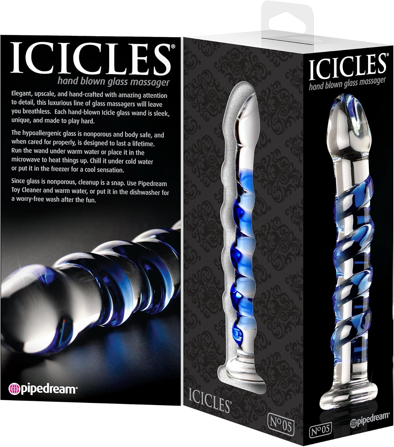 Pipedream Icicles No 5, Blue (2905-00)