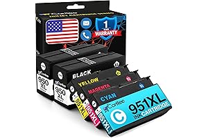5-Pack | Cartridges Set | Compatible with HP 950/951 & 950XL/951XL Cartridges