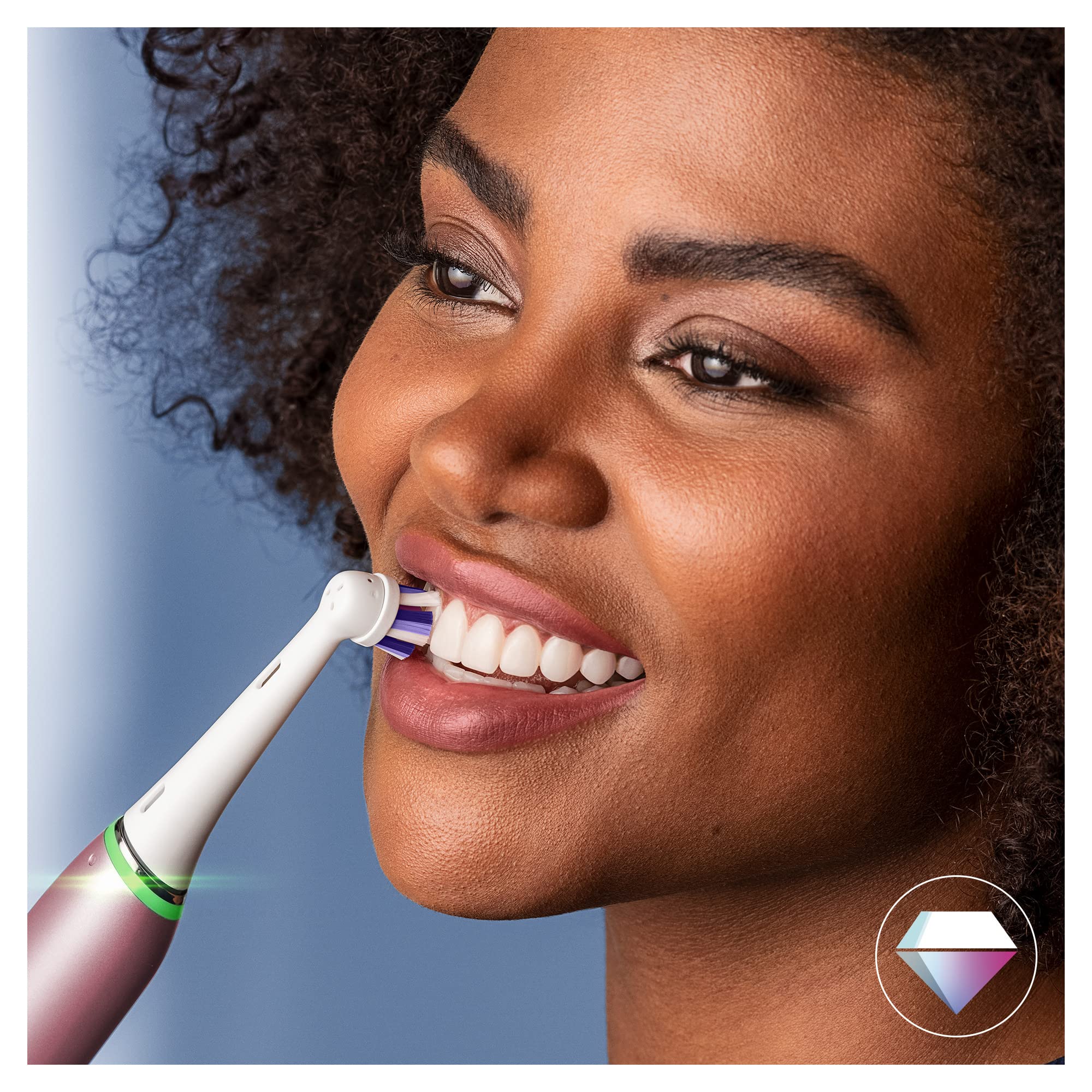 Oral-B iO Radiant White Recambios para Cepillo de Dientes Eléctrico, Blanco, 4 Unidad (Paquete de 1)