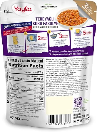 Plateau Meal Ready Dried Beans with Butter 250 Grams