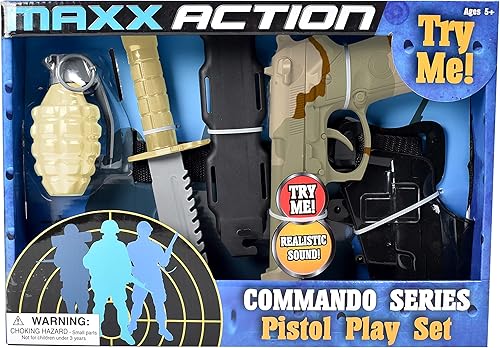 Vista 8 de Disfraz con pistola de Maxx Action Commando (5 piezas)