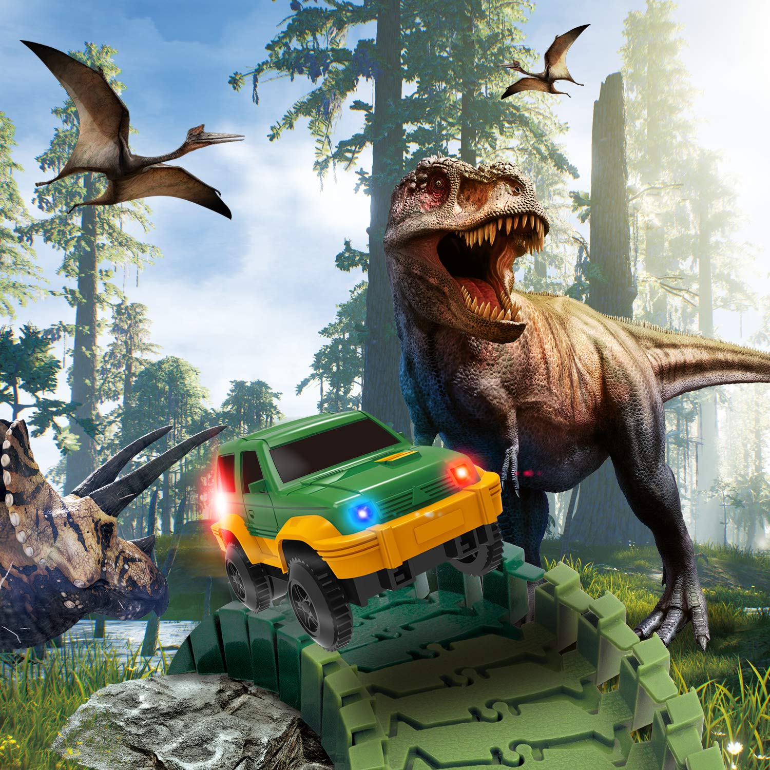 homofy dinosaur race track