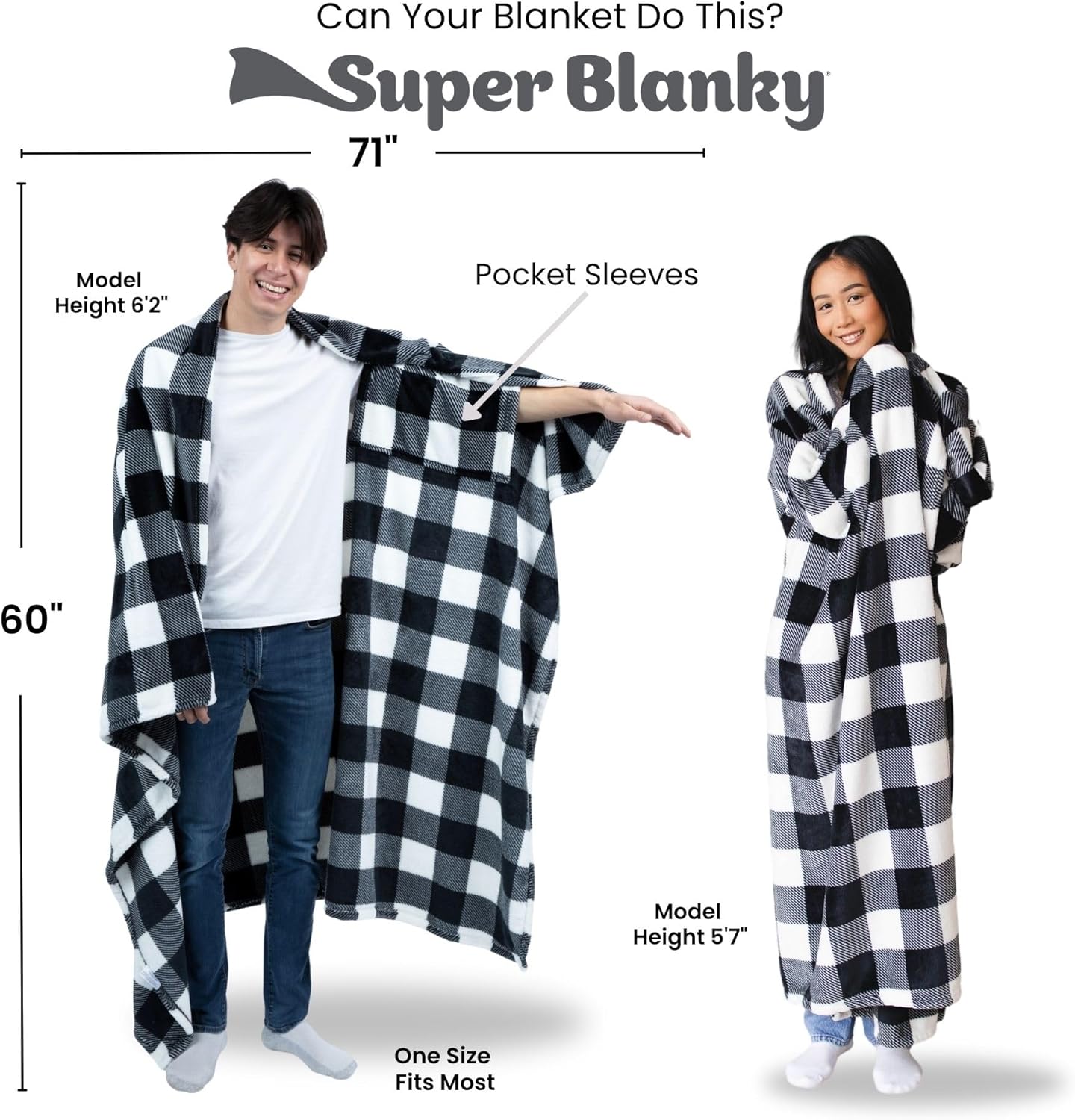 Wearable Blankets for Women, Adult Wearable Blanket Men, Valentine's Day Gifts for Her, Wife Birthday Gift Ideas - Image 4