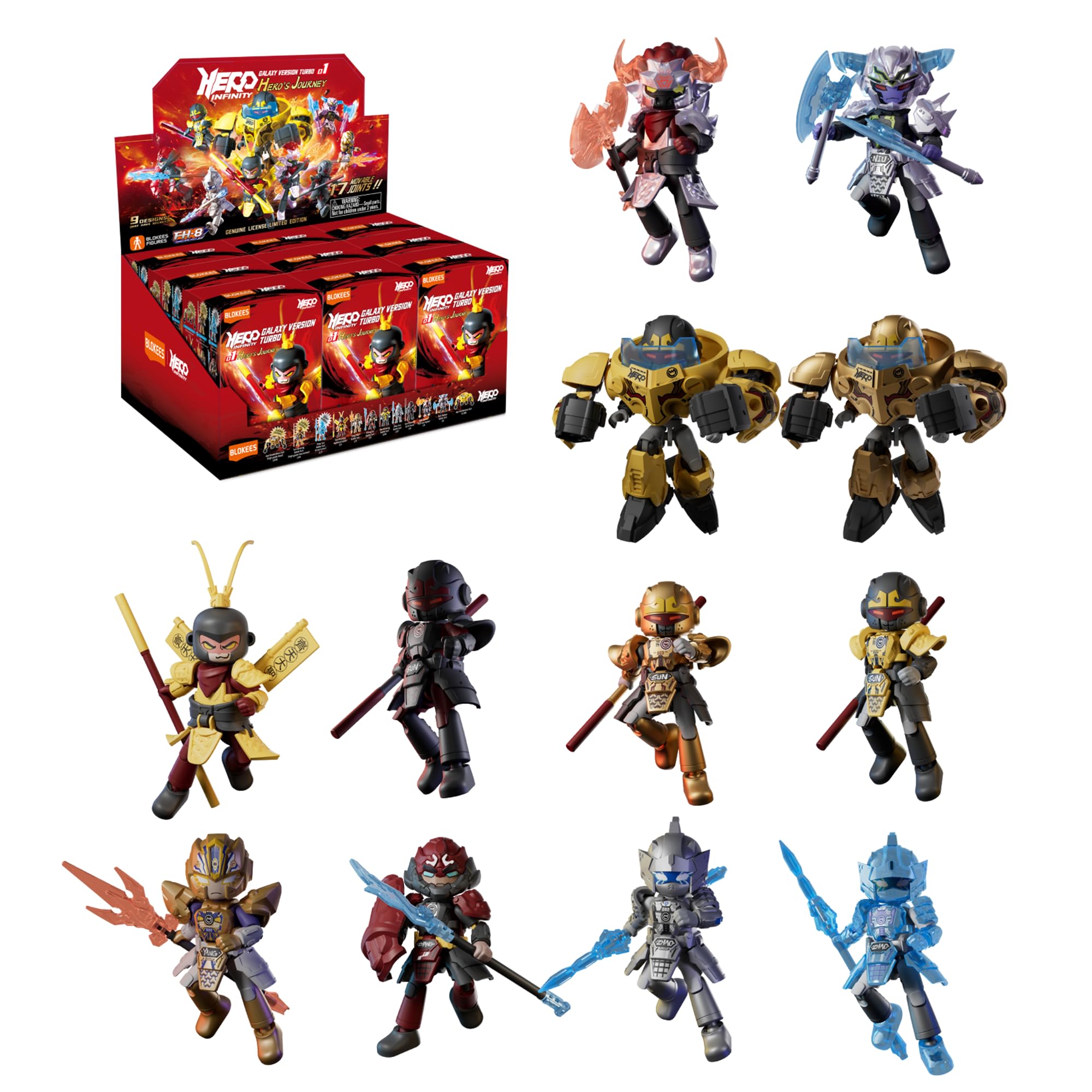 Amazon | Blokees Figures Hero GTV01 「HERO INFINITY」第1弾 Hero s