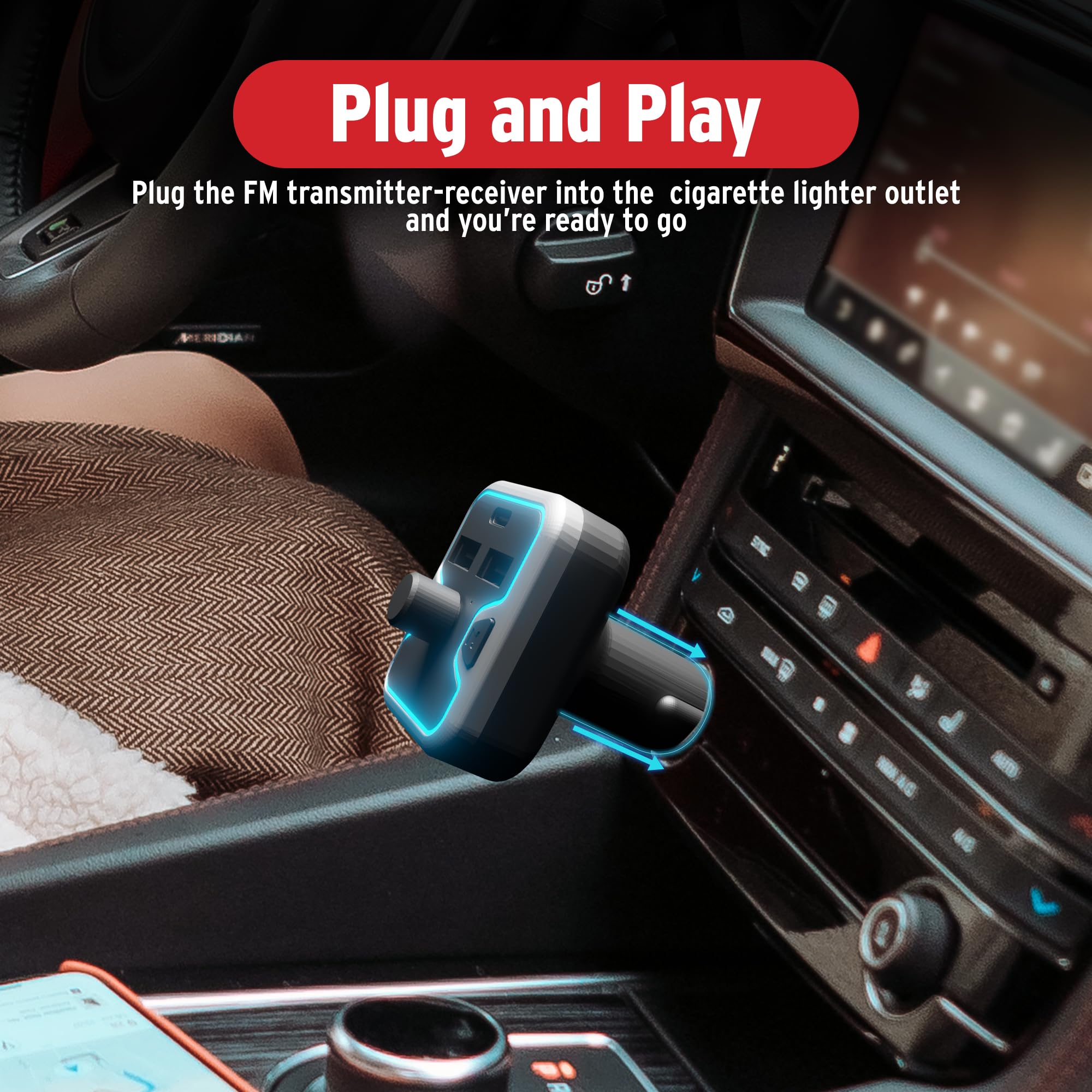 how to play music through cigarette lighter Amazon.com: Car and Driver Bluetooth 5.0 FM Transmitter Car Charger, USB-C  PD Fast Charging Adapter, Dual USB Car Lighter Plug with Hands Free Calls,  Music Streaming for iPhone Android Alexa Siri Google :