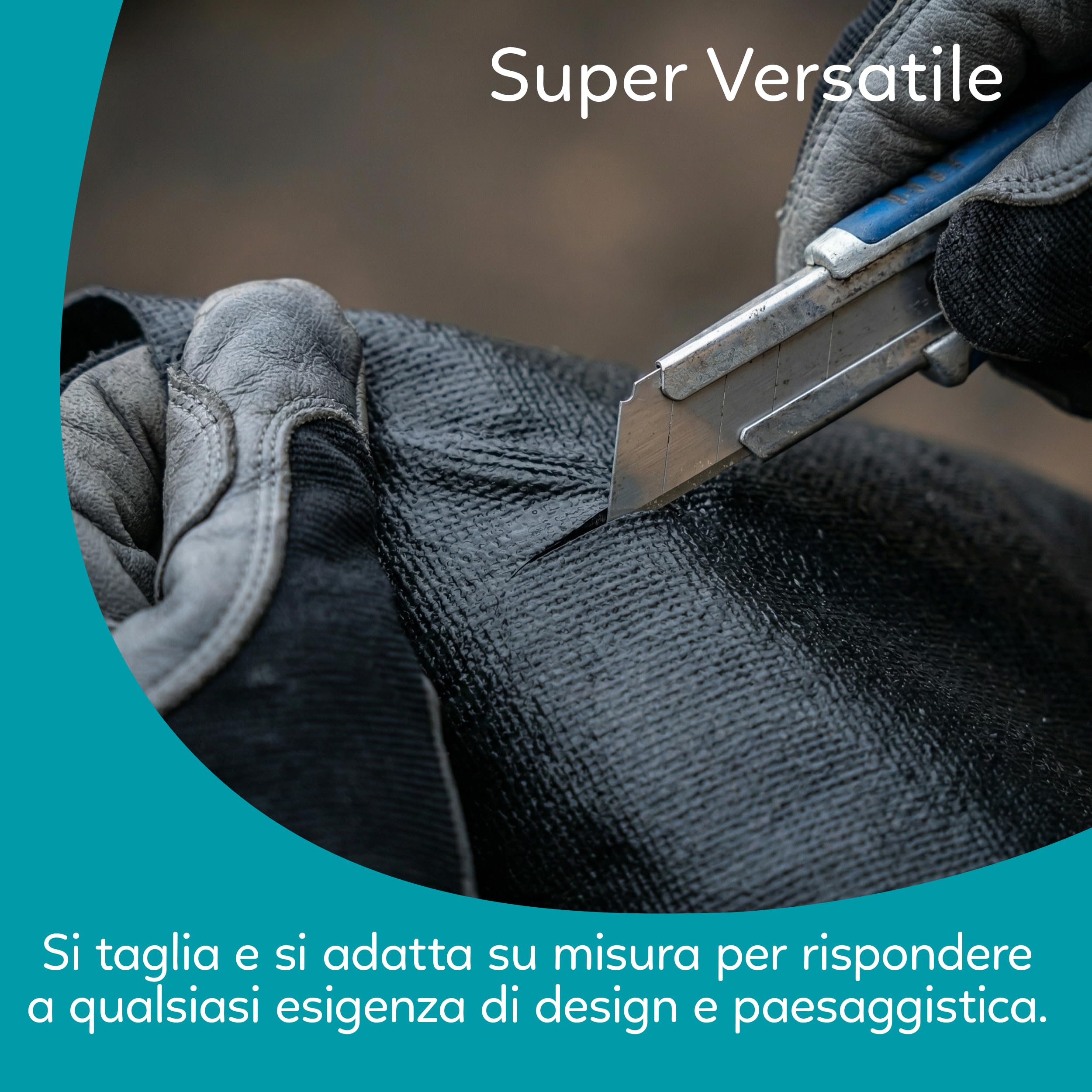 AQPET Telo per laghetti Stagno da Giardino in PVC Rinforzato qualità Made in Germany (2x2 m, 0,5mm)