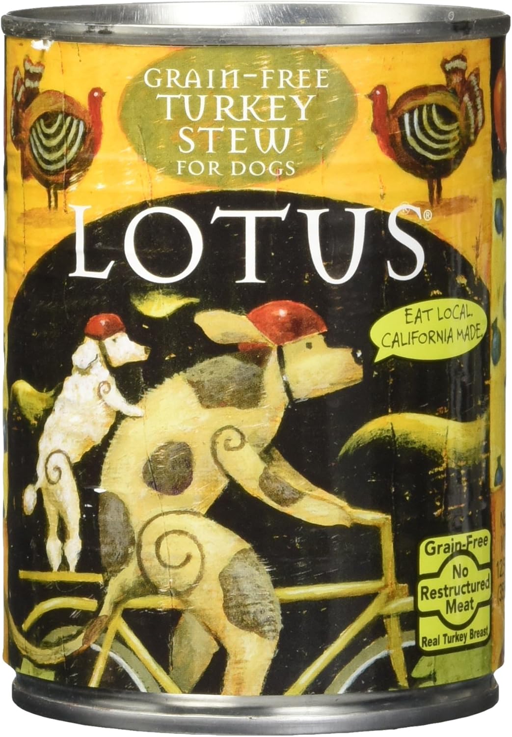 Lotus Grain Free Turkey Stew Canned Dog Food (12.5-oz Case of 12)