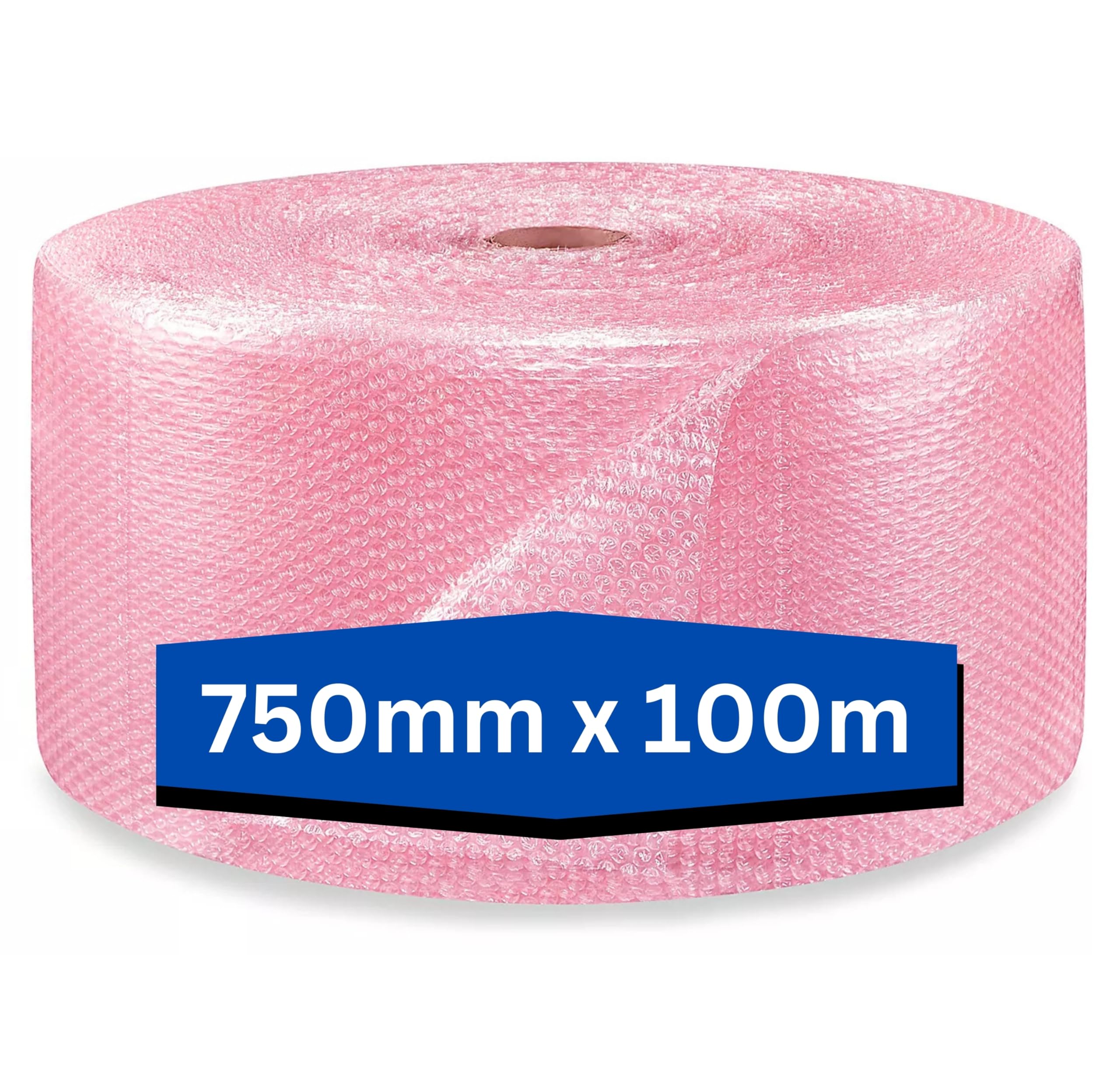 750mm x 100m Anti-Static Bubble Wrap | Reliable Static-Proof Protective Packaging for Electronics and Sensitive Items