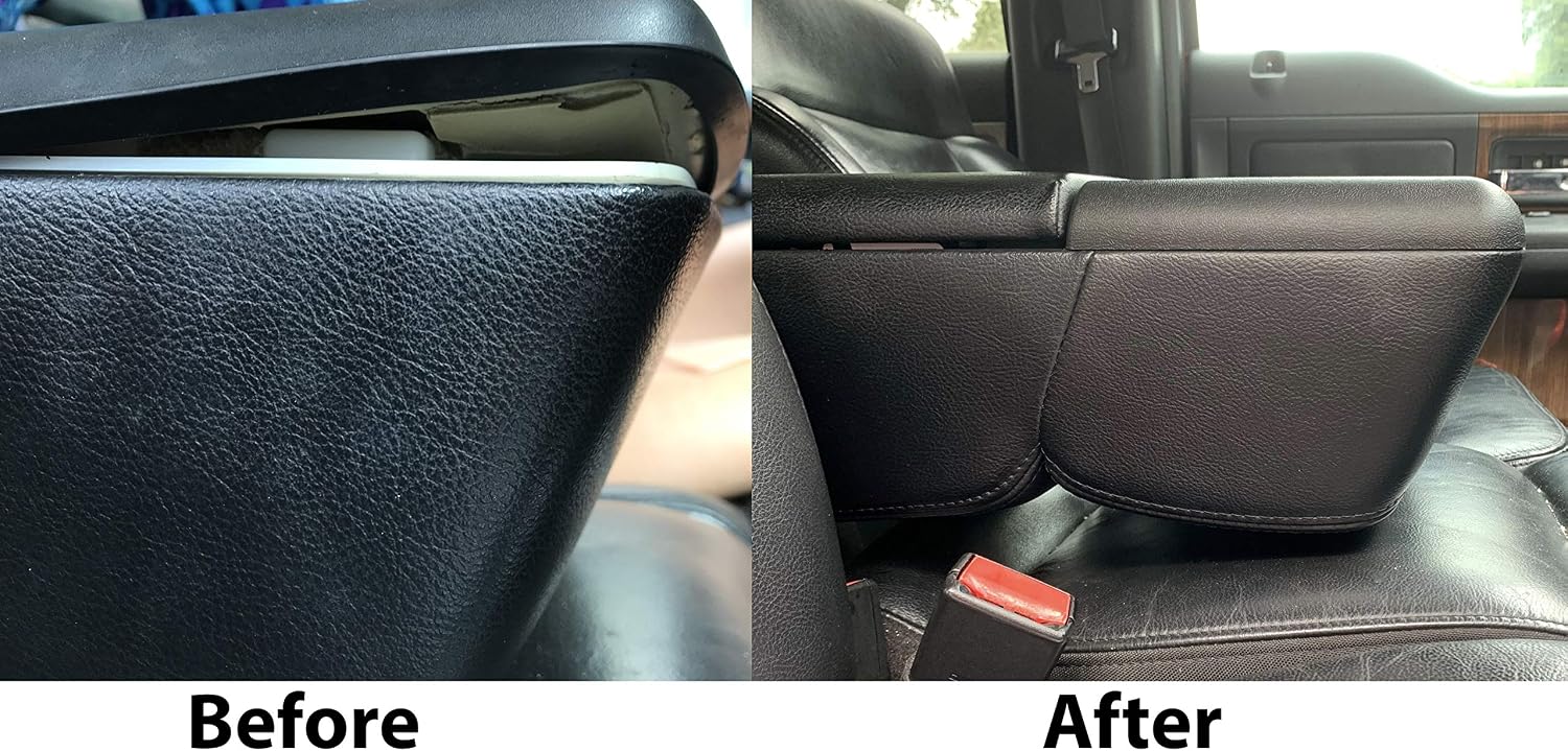 Custom Install Parts Center Console Cupholder Replacement Pad Compatible with Ford F-150 2004-2014 (Black)