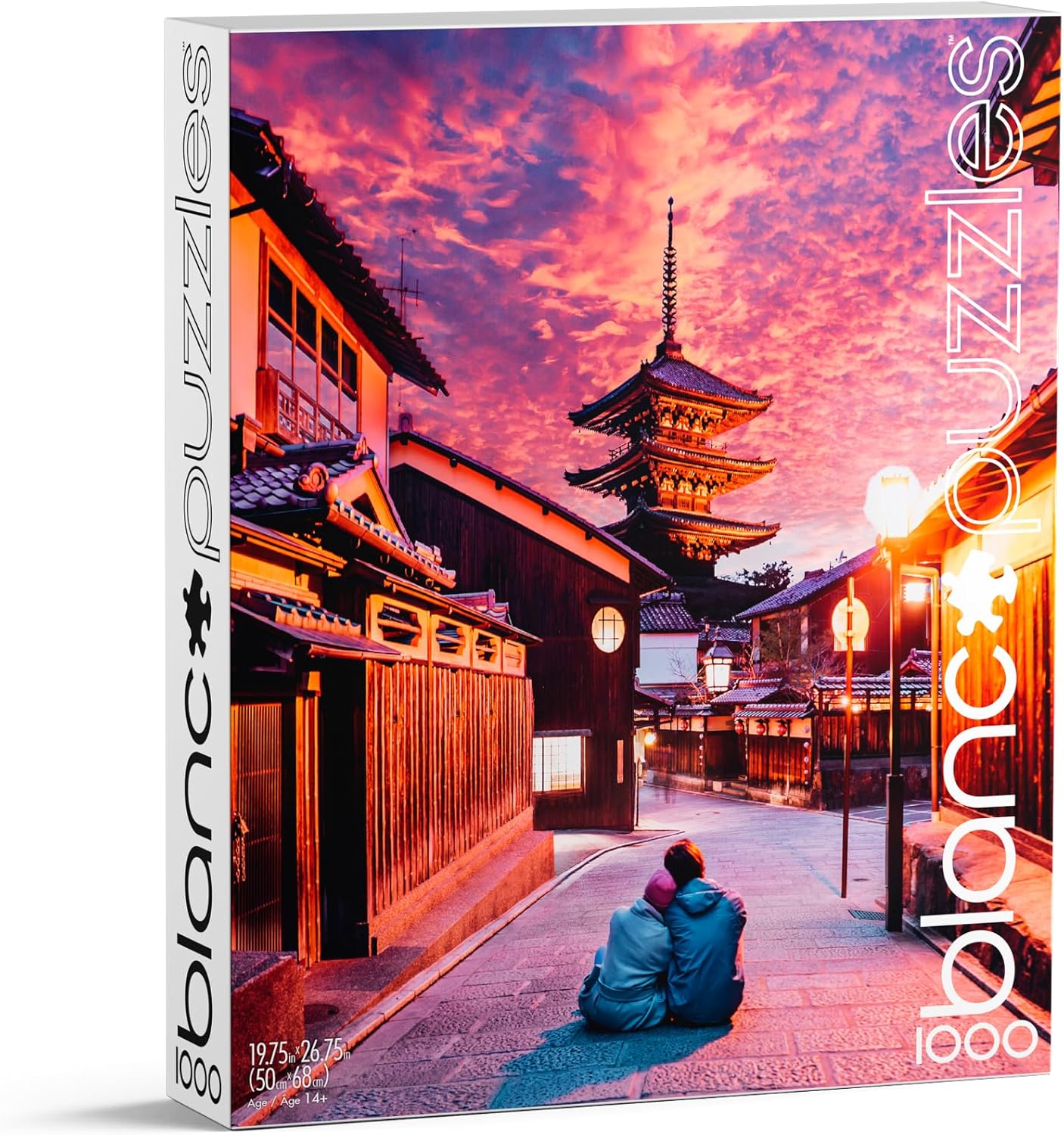 Buffalo Games - blanc - Lost in Kyoto Japan - 1000 Piece Jigsaw Puzzle,White