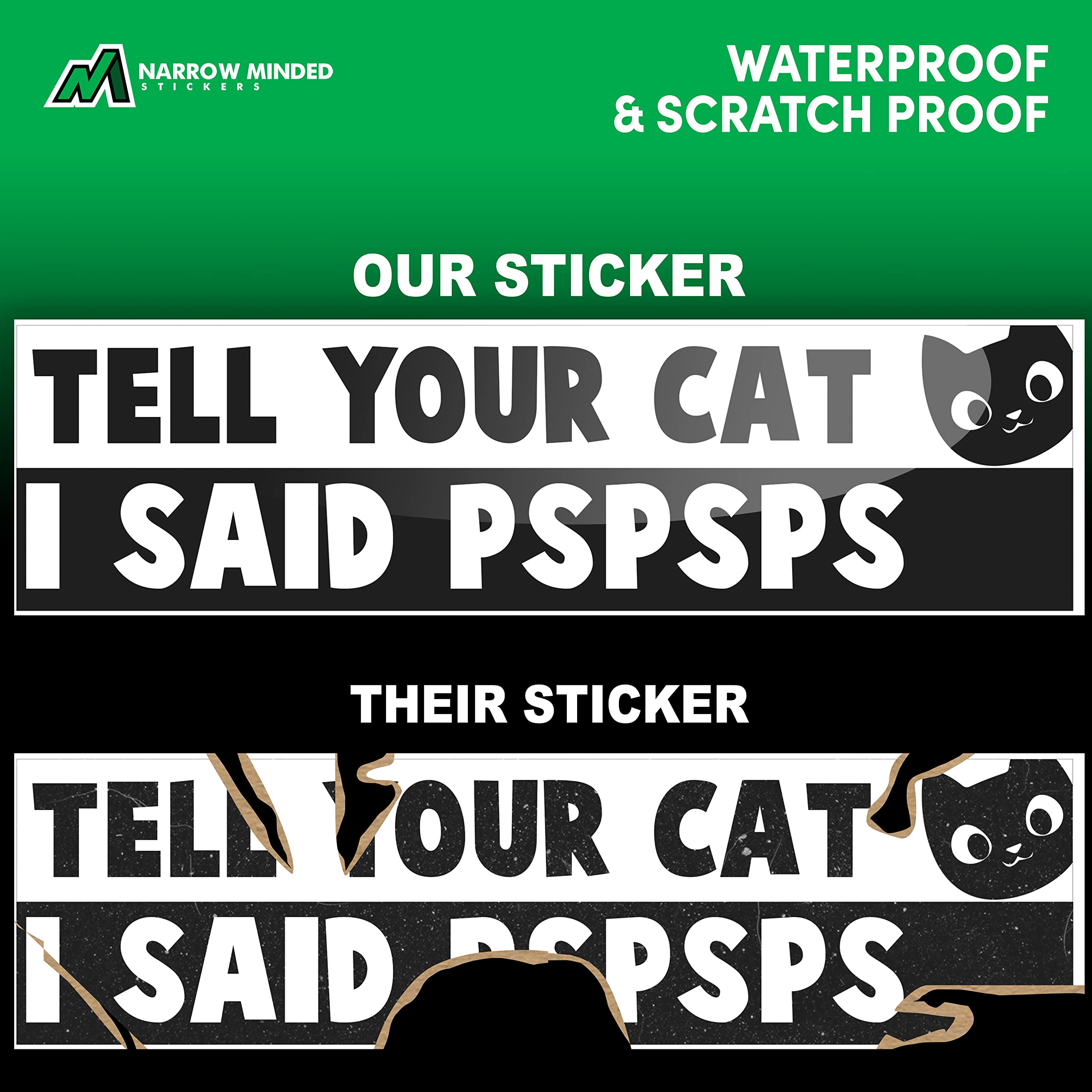 Tell Your Cat I Said Pspsps Decal Tell Your Cat I Said Pspsps Sticker 2 ...