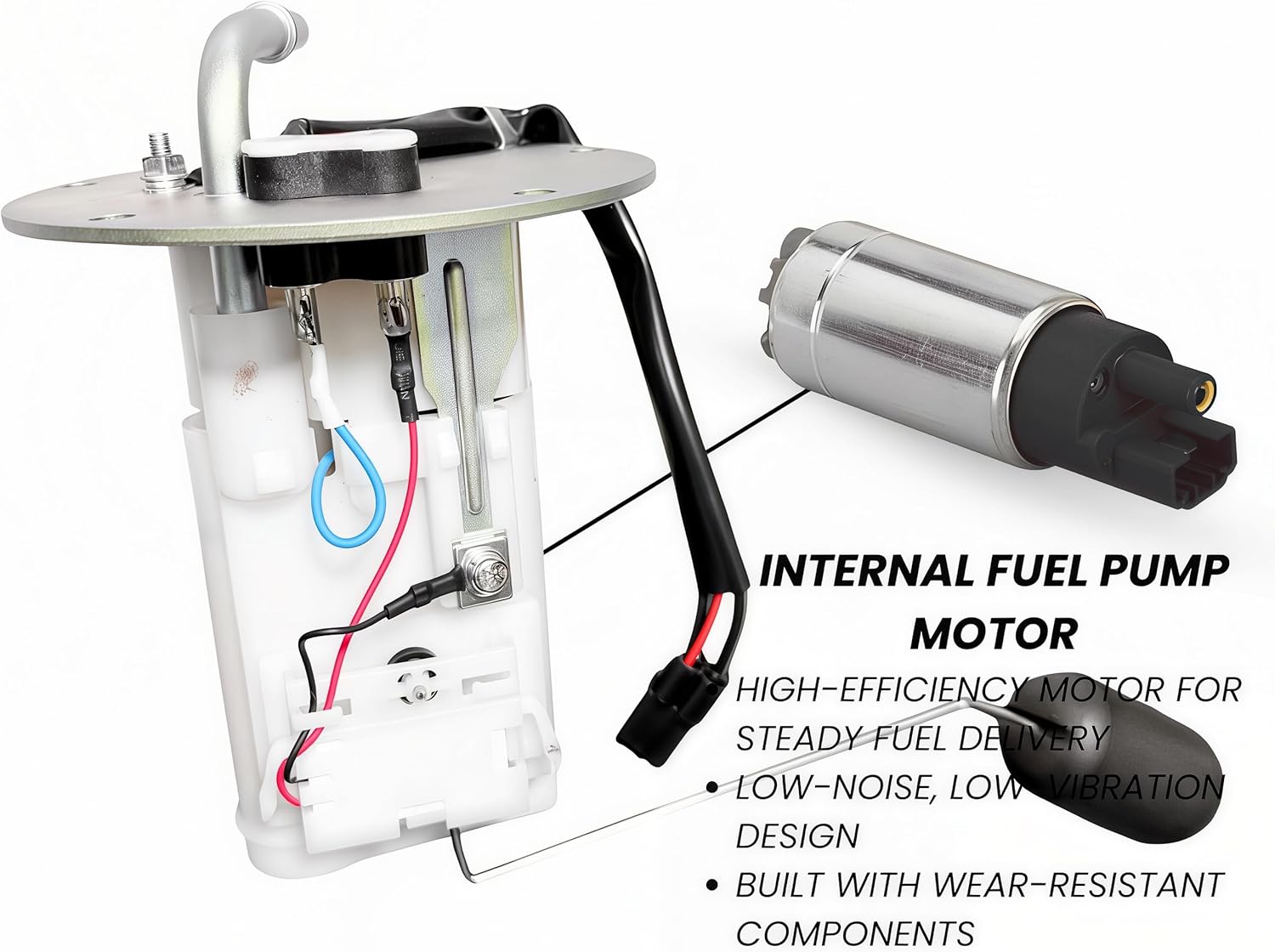 49040-0713 Fuel Pump Assembly w/Oil Filter Compatible with 2013 2014 2015 2016 2017 Kawasaki Ninja 300 EX300 / EX300A / ABS/SE/KRT Edition Replace # UC-T35BKU51 490400713