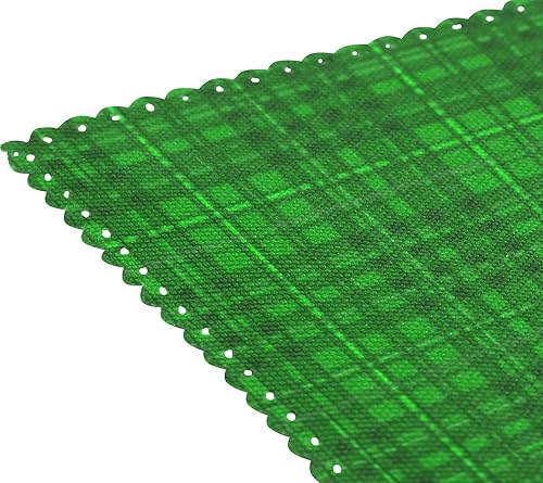 Miniatura 5 de ALAZA Juego de 4 manteles individuales con diseño de trébol del día de San Patricio (poliéster, 12.0 x 18.0 in)