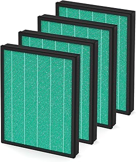 400/400S Replacement Air Filters Set for Coway AIRMEGA MAX2 400 400s 400(G) 400s(G) Purifier 2-in-1 of MAX 2 Green H13 True HEPA Filter and Activated Carbon Filter