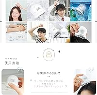 Vista 6 de Masajeador de enfriamiento del cuero cabelludo, dispositivo para el cuidado de la fiebre del cuero cabelludo, fácil masaje con hielo, peine